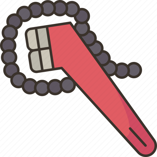 Wrench, chain, metal, tighten, tool icon - Download on Iconfinder