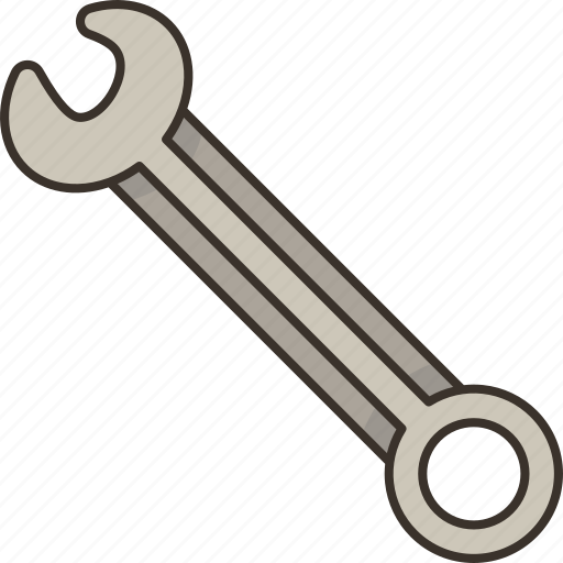 Wrench, combination, spanner, hardware, mechanic icon - Download on Iconfinder