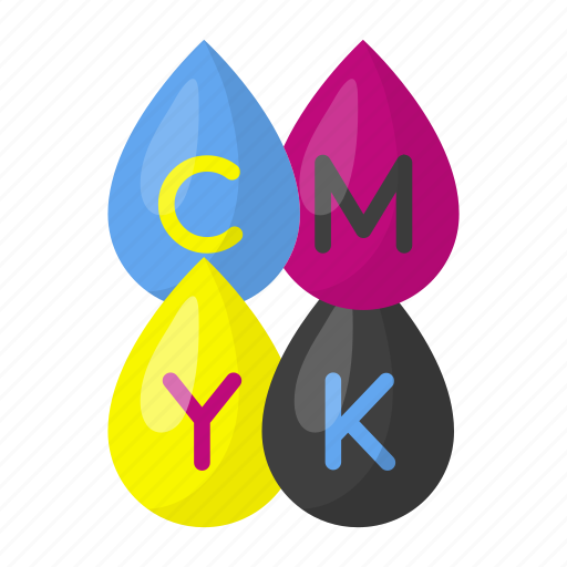 Color, drop, industry, ink, printing, production, typography icon - Download on Iconfinder