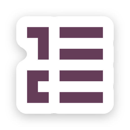 List, ordered, markdown, rtf icon - Free download