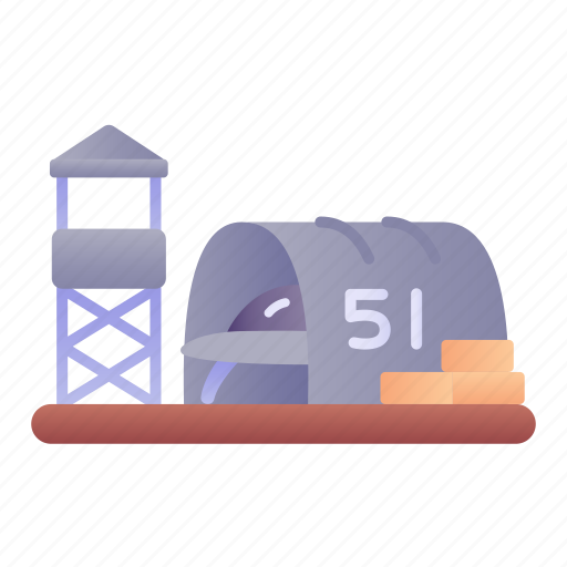 Area, ufo, base, military icon - Download on Iconfinder