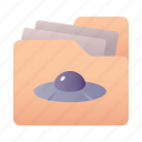 file, archive, alien, folder
