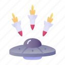 ufo, missiles, explosives, space, ship