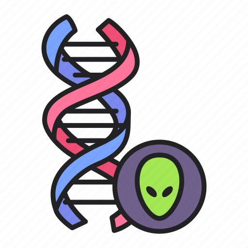 Dna, alien, science, fiction icon - Download on Iconfinder