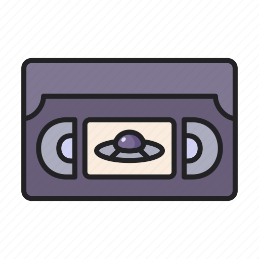 Vhs, video, alien, tape icon - Download on Iconfinder