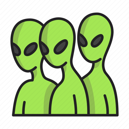 Aliens, extraterrestial, outer, space, science, fiction icon - Download on Iconfinder