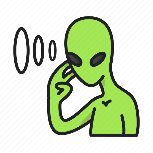 Telepathy, alien, communication, extraterrestial icon - Download on Iconfinder