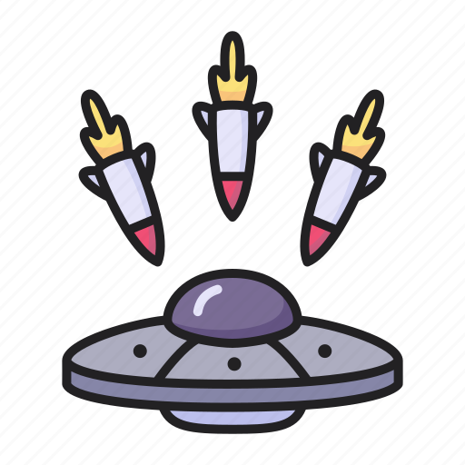 Ufo, missiles, explosives, space, ship icon - Download on Iconfinder