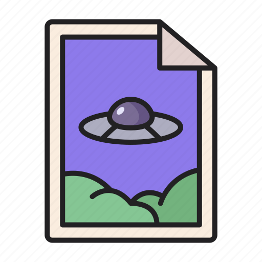 Ufo, poster, extraterrestial, alien icon - Download on Iconfinder