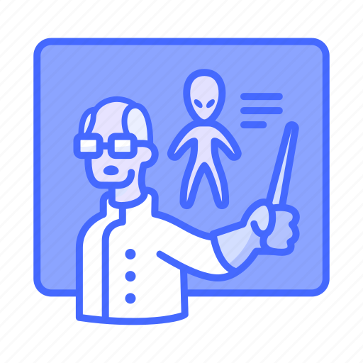 Scientist, alien, science, fiction, teaching icon - Download on Iconfinder