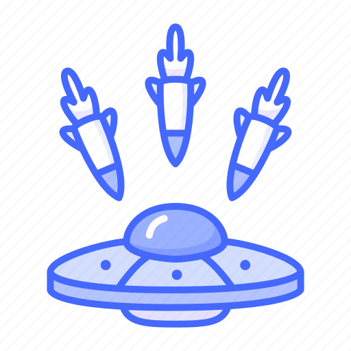 Ufo, missiles, explosives, space, ship icon - Download on Iconfinder
