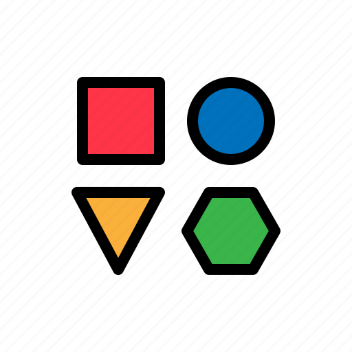 Geometry, education, shapes, maths, polygonal icon - Download on Iconfinder
