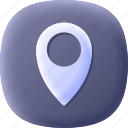 pin, location, map, google, maps, address, pointer, placeholder