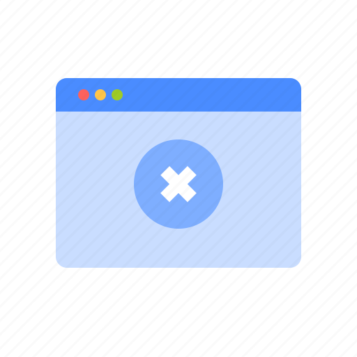 Browser, cancel, delete, interaction, interface, remove, ui icon - Download on Iconfinder