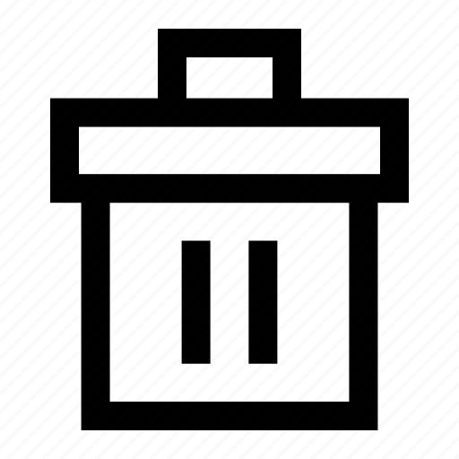 Dustbin, delete, garbage, recycle, trash can icon - Download on Iconfinder