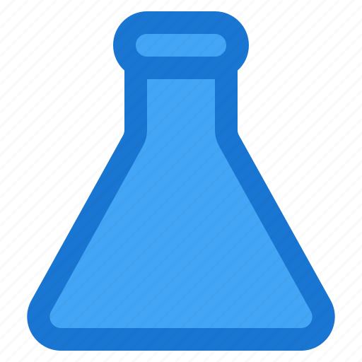 Flask, test, chemistry, research, experiment, science, laboratory icon - Download on Iconfinder