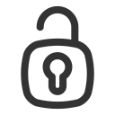 basic, lock, outline, security, ui, unlock