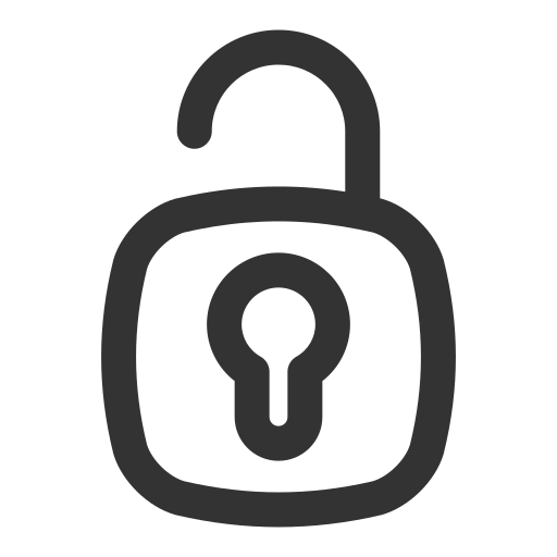 Basic, lock, outline, security, ui, unlock icon - Free download