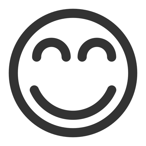 Basic, emoticon, outline, smile, ui icon - Free download
