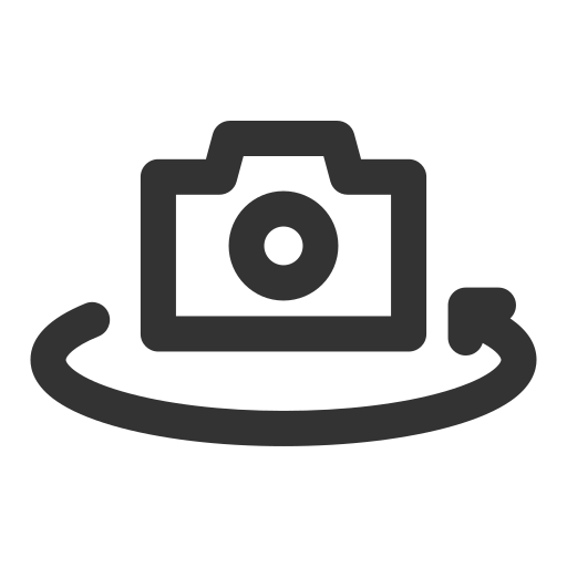 360 camera, basic, outline, ui icon - Free download