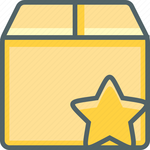 Box, star, bookmark, delivery, favorite, package, shipping icon - Download on Iconfinder
