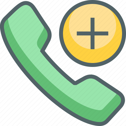 Add, call, communication, new, phone, plus, telephone icon - Download on Iconfinder