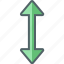 arrow, horizontal, direction, down, navigation, up 
