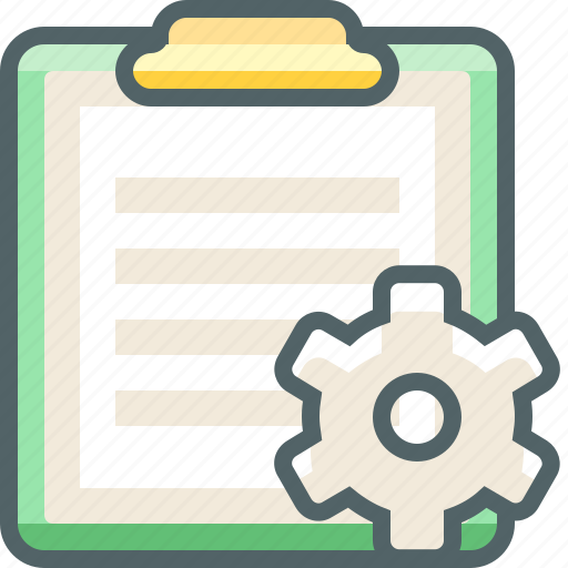 Board, clip, setting, configuration, paper, preferences, tools icon - Download on Iconfinder