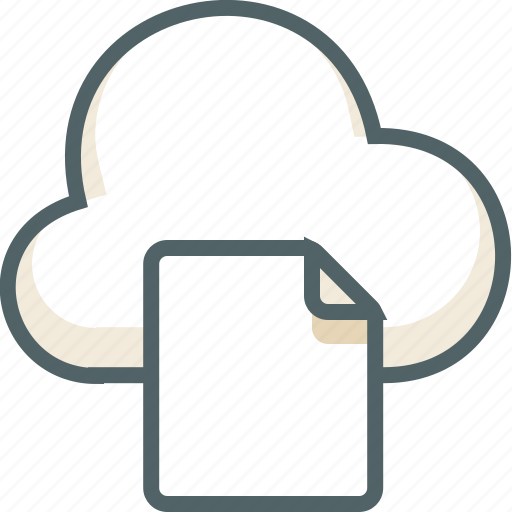 Cloud, file, data, forecast, page, paper, weather icon - Download on Iconfinder