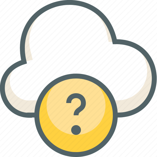 Cloud, help, forecast, question, service, support, weather icon - Download on Iconfinder