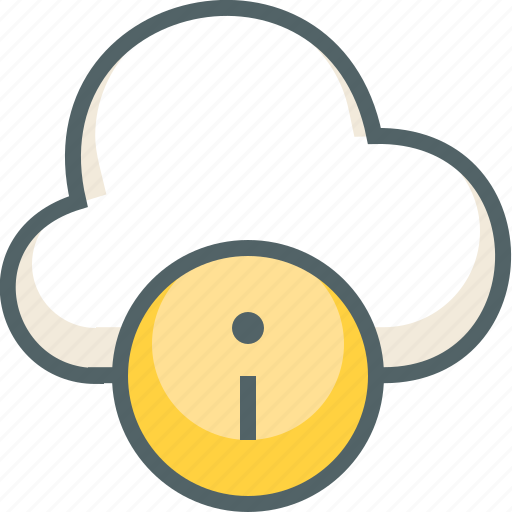 Cloud, info, forecast, information, service, support, weather icon - Download on Iconfinder