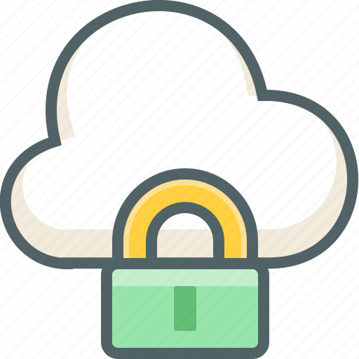 Cloud, lock, forecast, protection, safety, security, weather icon - Download on Iconfinder