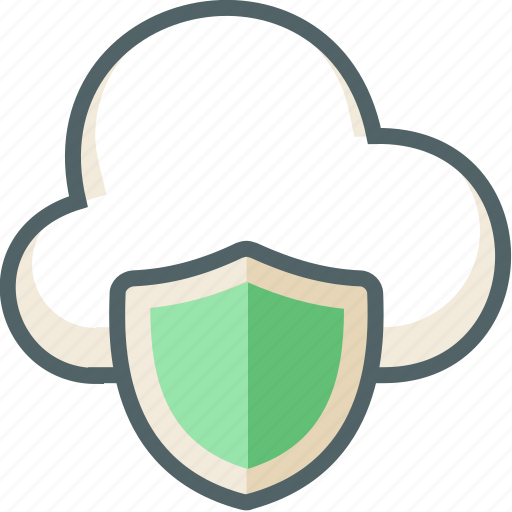 Cloud, shield, forecast, protection, secure, security, weather icon - Download on Iconfinder