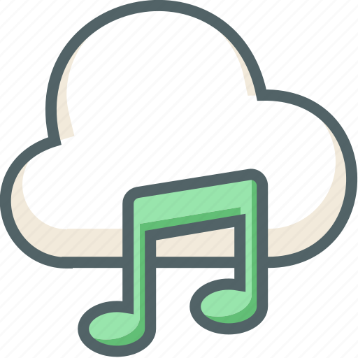 Bar, cloud, note, single, forecast, music, weather icon - Download on Iconfinder