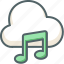 bar, cloud, note, single, forecast, music, weather 