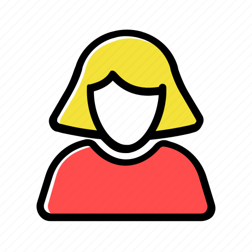 Client, female, profile, user, woman icon - Download on Iconfinder