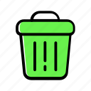 bin, bucket, rubbish, trash, tub