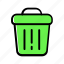 bin, bucket, rubbish, trash, tub 