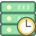 server, storage, timer, clock, database, network, time