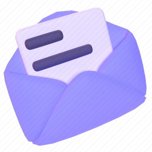 Mail, 2 3D illustration - Download on Iconfinder