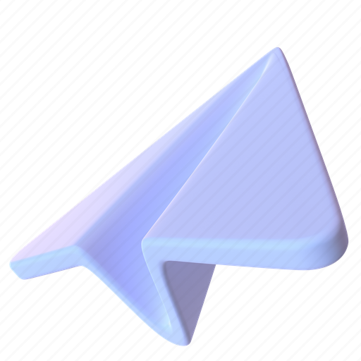 Paper, plane, 2 3D illustration - Download on Iconfinder