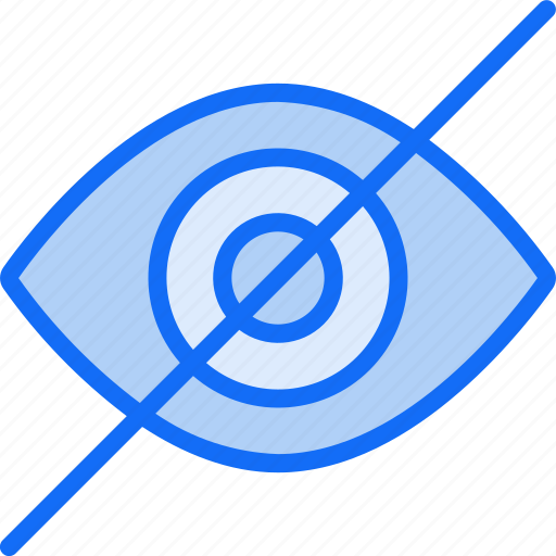 Eye, hidden, hide, secure, see, ui development, view icon - Download on Iconfinder