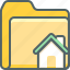 folder, house, building, document, estate, file, home 