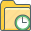 folder, timer, alarm, clock, document, file, time 