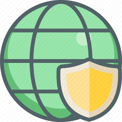 Global, shield, international, network, protection, safe, security icon - Download on Iconfinder