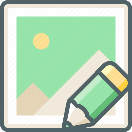 Image, pencil, draw, edit, gallery, photo, write icon - Download on Iconfinder