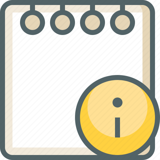 Info, note, document, infomation, paper, service, support icon - Download on Iconfinder