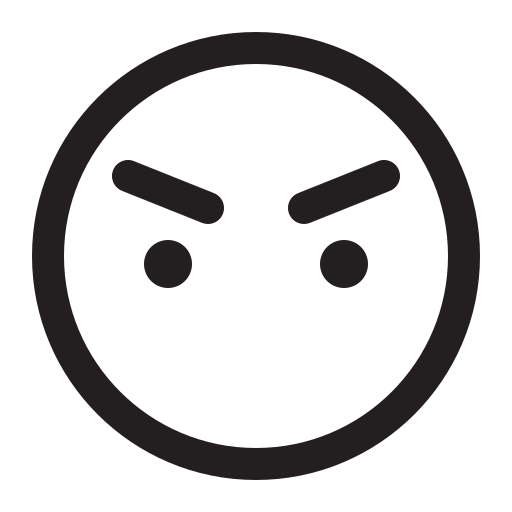 Angry, avatar, calm, emoticon, insult, smiley icon - Free download
