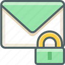lock, mail, email, inbox, protection, safe, secure