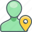 location, user, account, gps, map, navigation, profile 